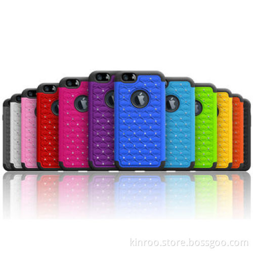 Hybrid Case for iPhone 6 4.7" with Fake Crystal